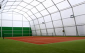 Шатри и Халета, големи като размер, широки 20 метра на секции по 5 метра. Алуминиевите шатри и халета се използват за покриване на тенис корт.