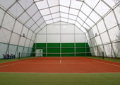 Шатри и Халета с размер по поръчка, размера е извън стандартните размери, използва се за покриване на тенис корт