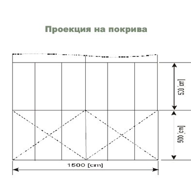 Шатри Халета Тенти широки 15 метра